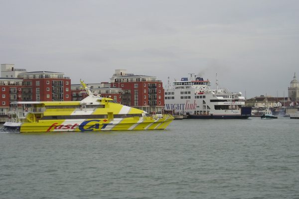 Wightlink Travel Portsmouth Harbour to Fishbourne FastCat